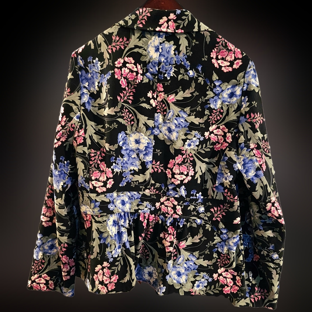 Vintage Notations Floral Blazer - Picture 4 of 7
